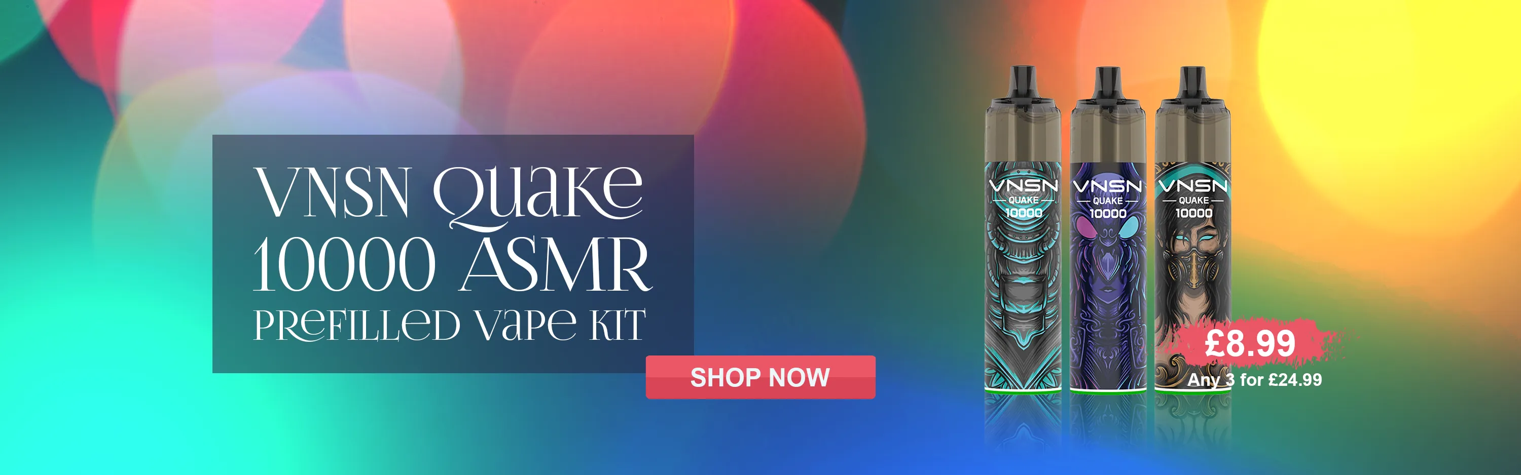 VNSN Quake 10000 ASMR Prefilled Vape kit