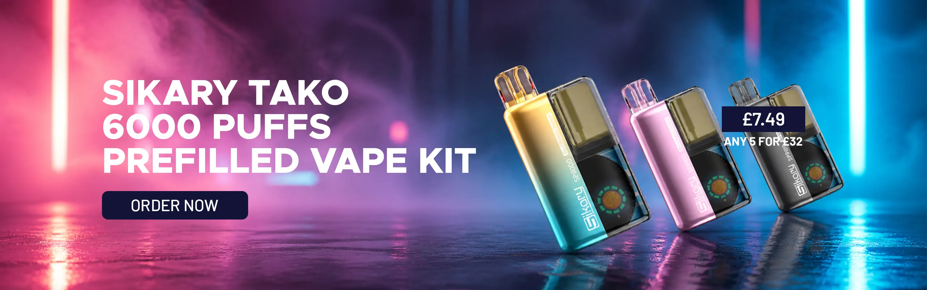 Sikary Tako SP6000 Puffs