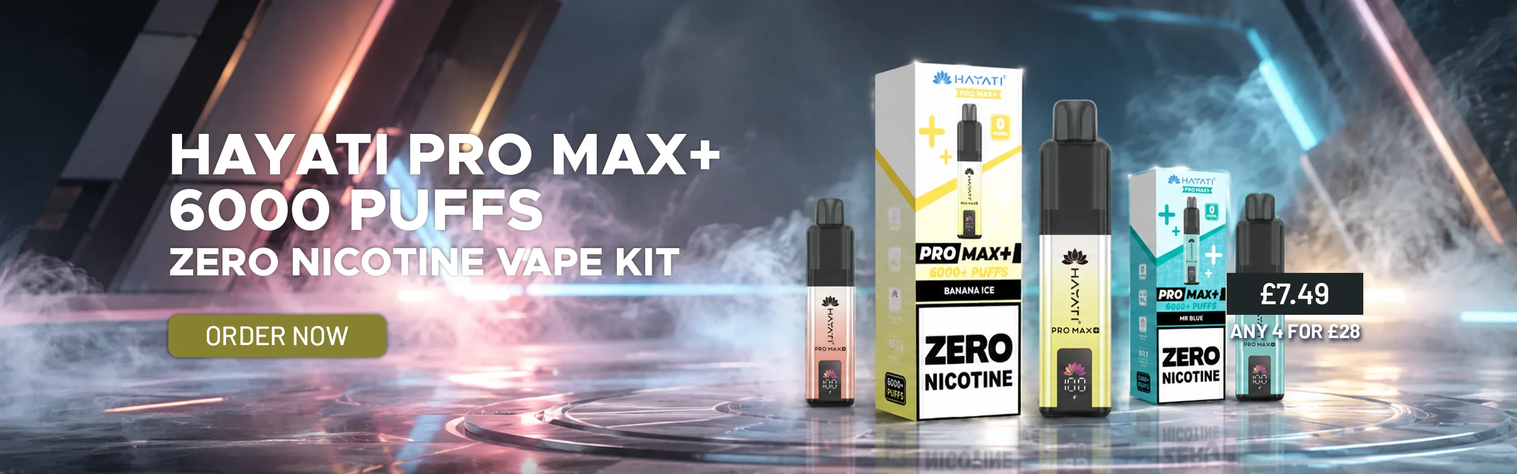 Hayati Pro Max Plus 6000 Puffs 0mg