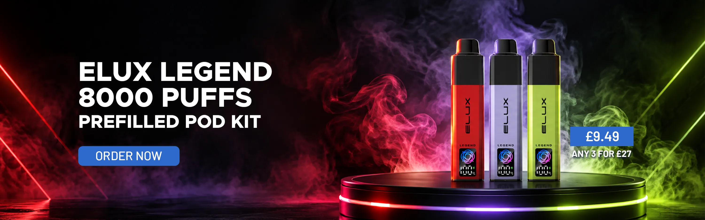 Elux Legend 8000 Puffs Prefilled Kit