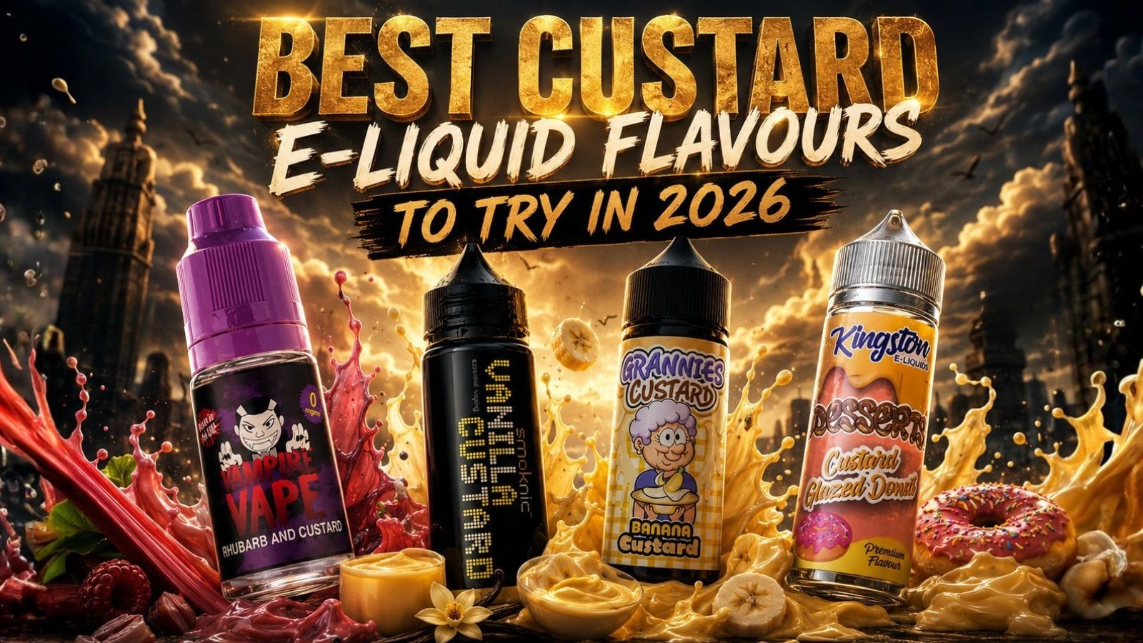 Best Custard E-Liquid Flavours to Try in 2026 | Top Picks