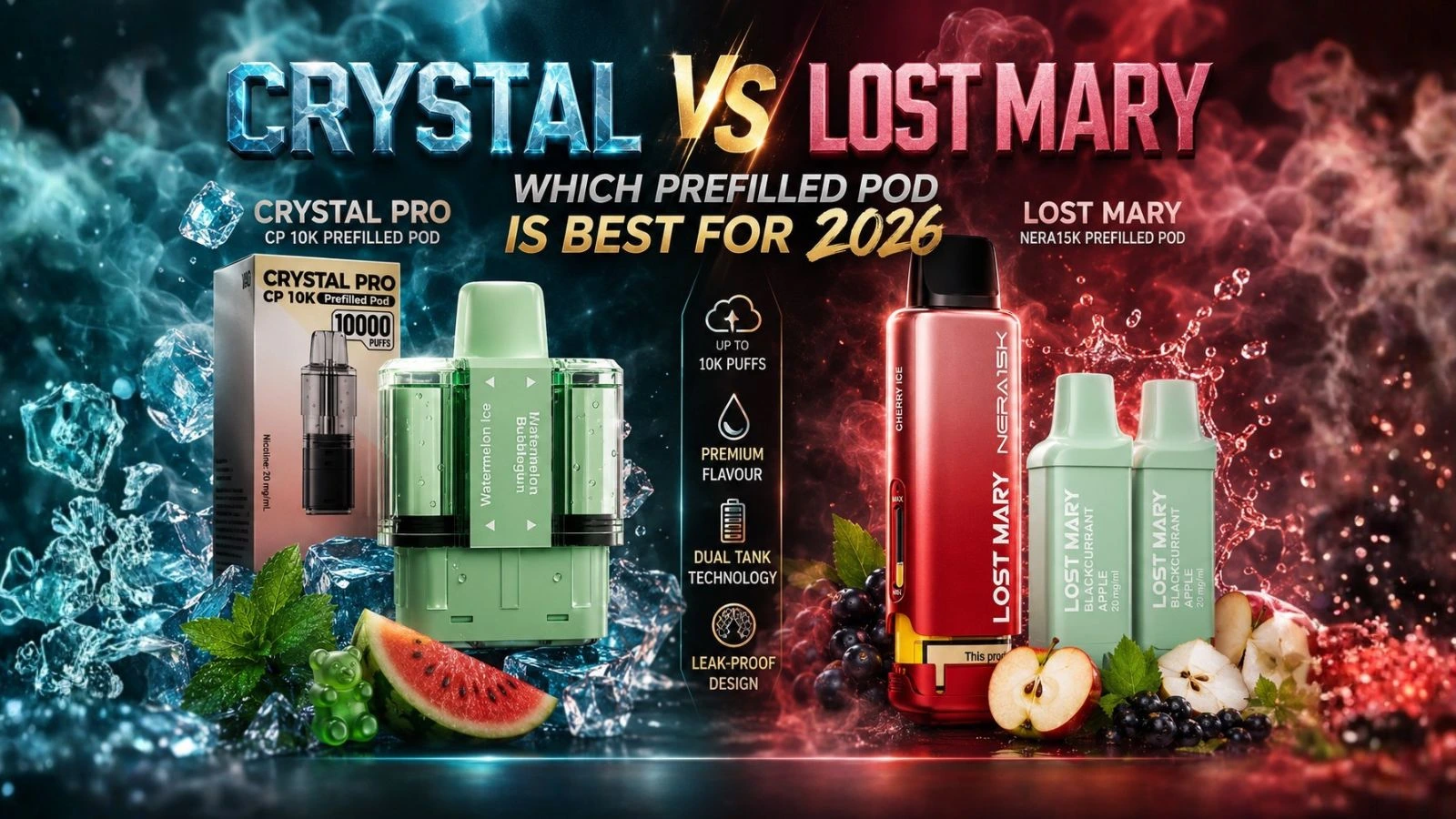 Crystal vs Lost Mary Which Prefilled Pod Is Best for 2026