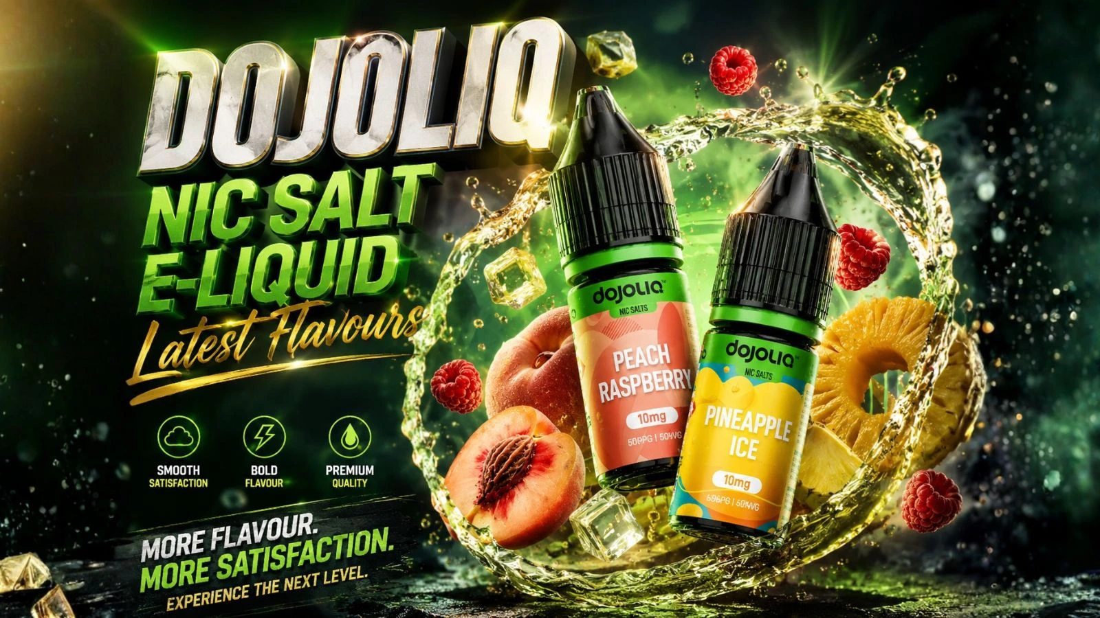 Dojoliq Nic Salt E-Liquid Latest Flavours and Product Info