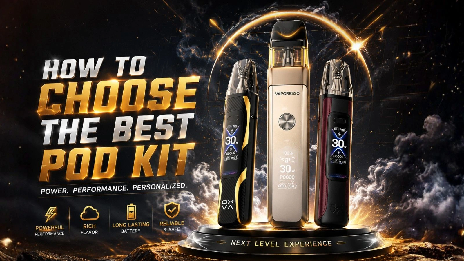 How can first-time vape users choose the right pod kit
