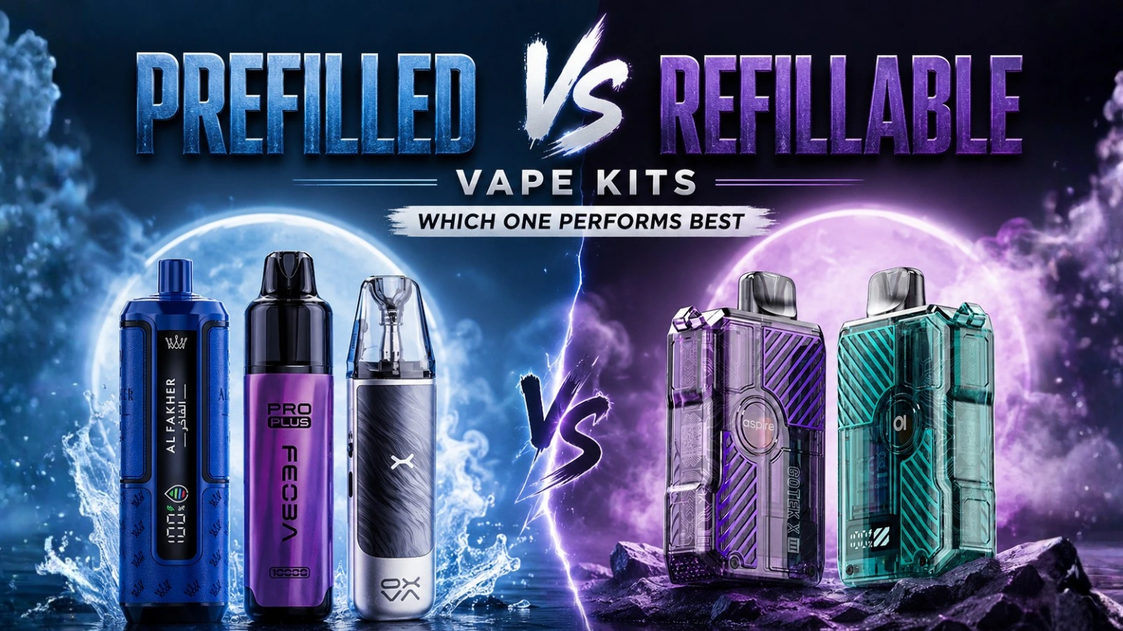 Prefilled vs Refillable Vape Kits Which One Performs Best