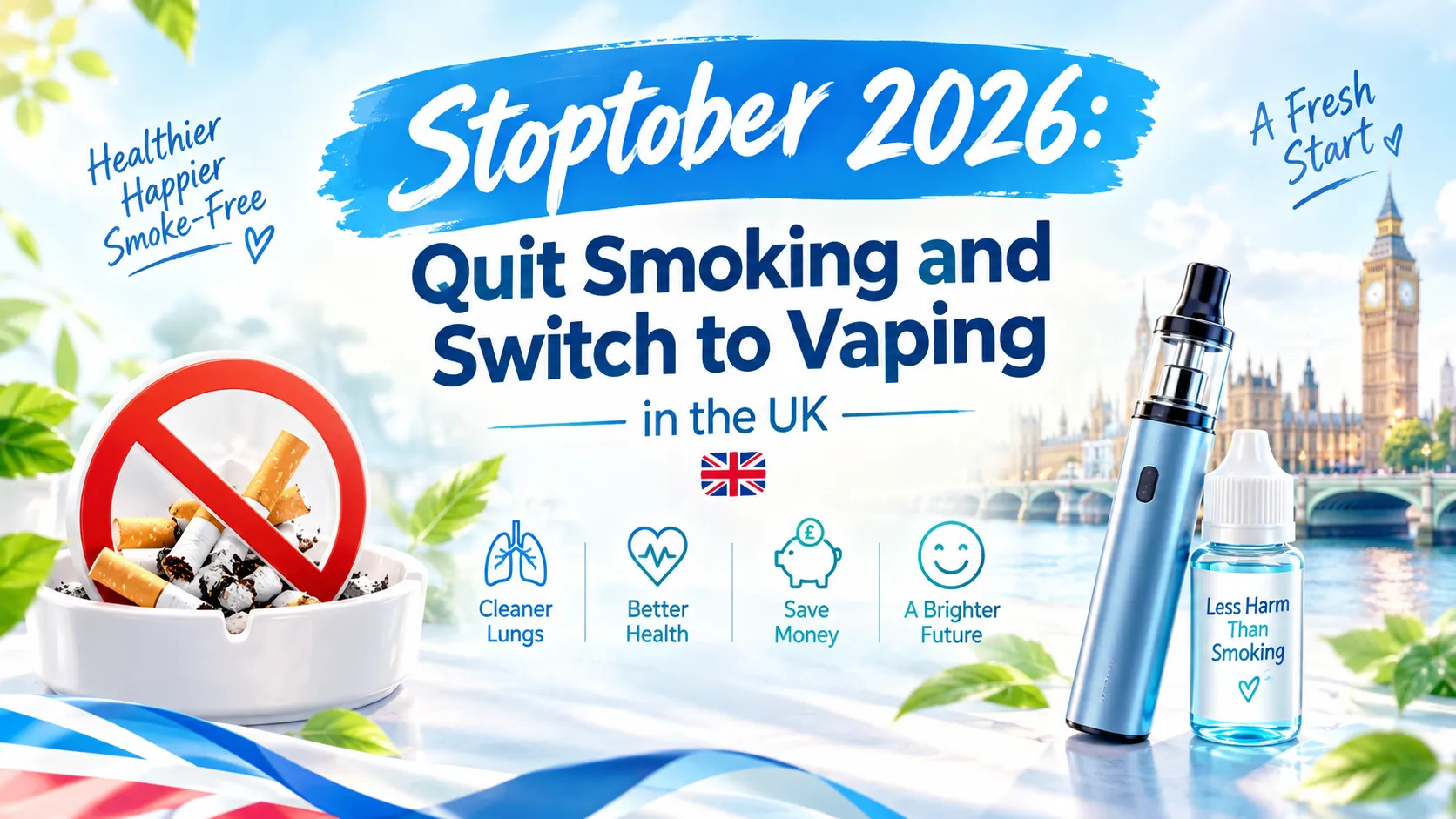 Stoptober 2026: Quit Smoking & Switch to Vaping