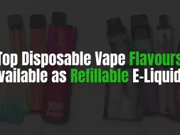 Top Disposable Vape Flavours Available as Refillable E-Liquids