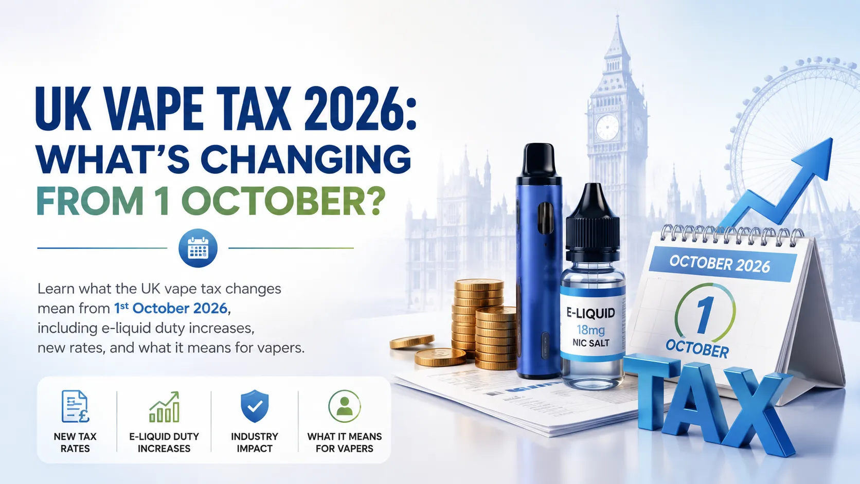 UK Vape Tax 2026: Whats Changing From 1 October?