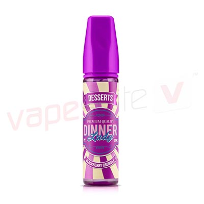 Dinner Lady Blackberry Crumble 50ml 0mg E-Liquid