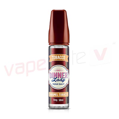 Dinner Lady Caramel Tobacco 50ml 0mg E-Liquid