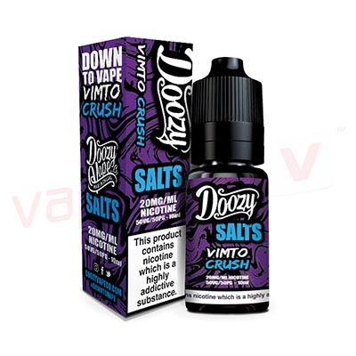 Box of 10 Doozy Vapes Vimto Crush 10ml E-liquid