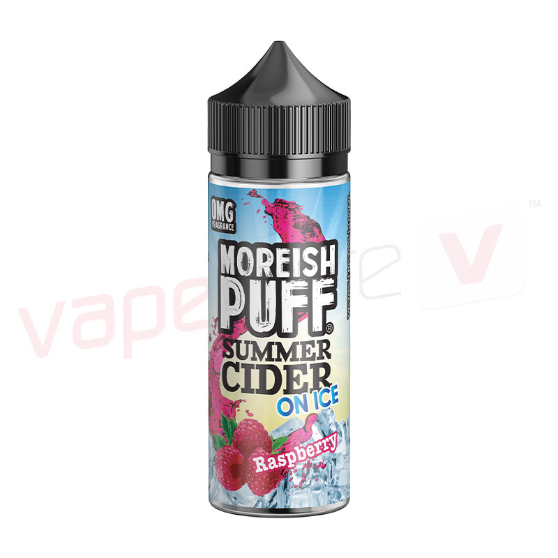 Moreish Puff Summer Cider On Ice Raspberry 100ml E-Liquid