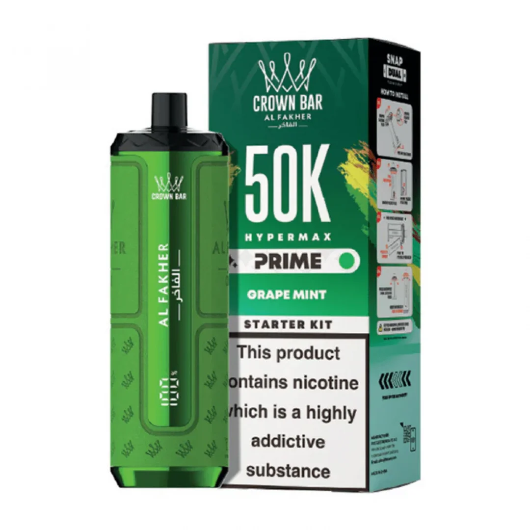 Al Fakher Hypermax Prime 50K Puffs Prefilled Kit