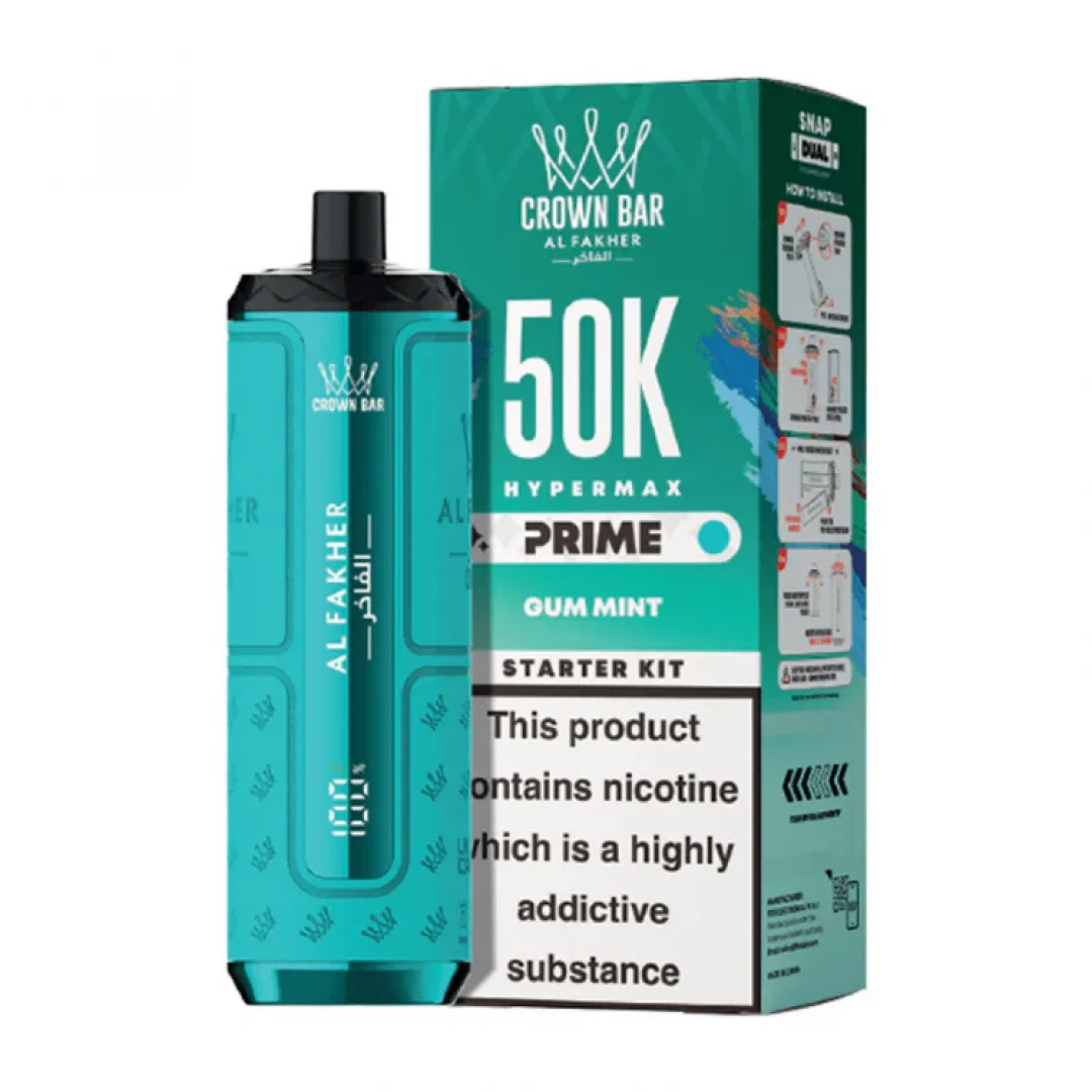 Al Fakher Hypermax Prime 50K Puffs Prefilled Kit