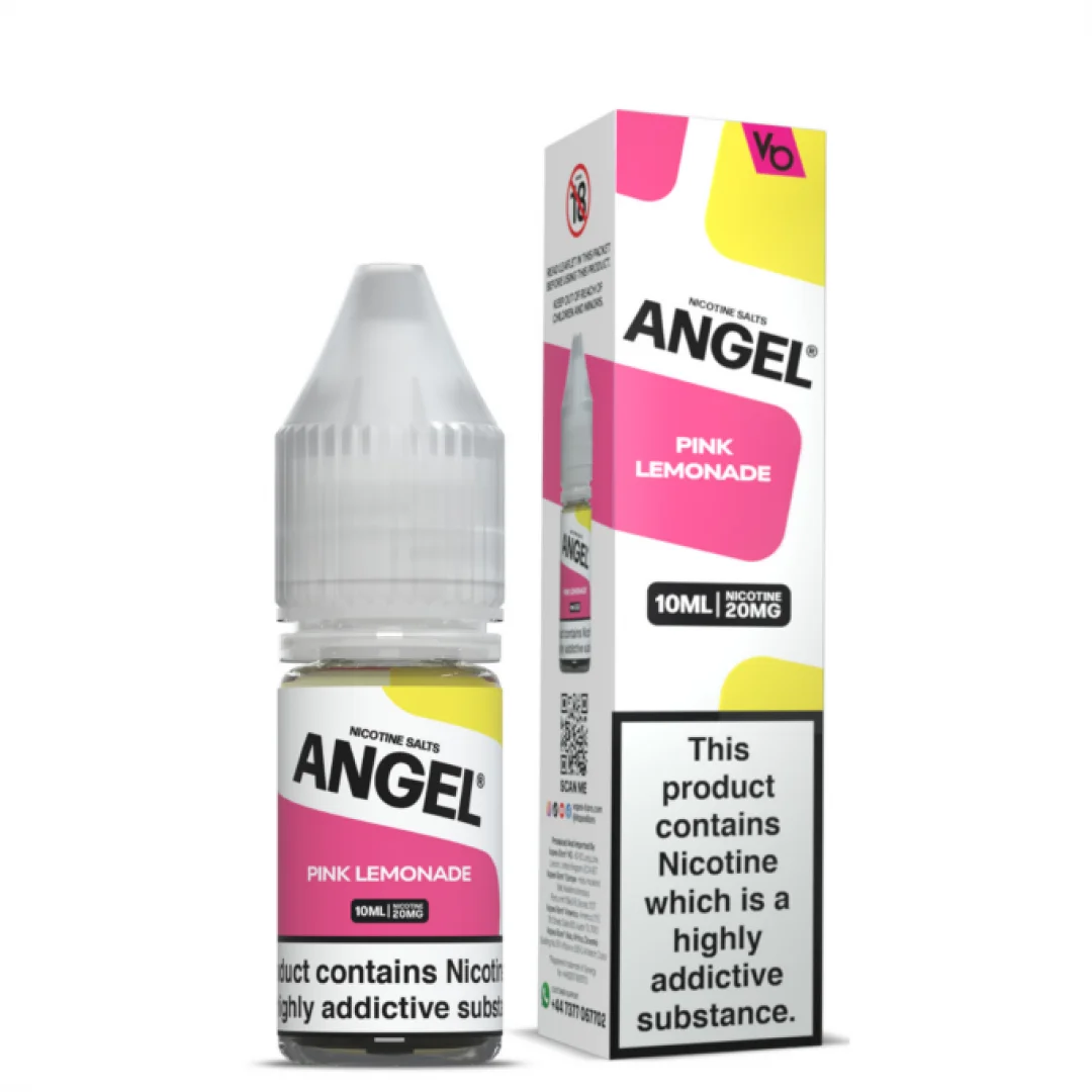 Box of 10 Vapes Bars Angel Nic Salts E-Liquids
