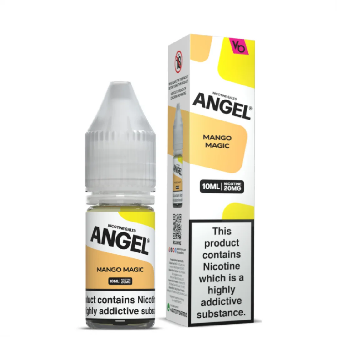 Box of 10 Vapes Bars Angel Nic Salts E-Liquids