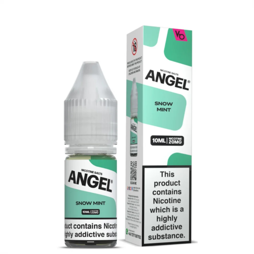 Box of 10 Vapes Bars Angel Nic Salts E-Liquids