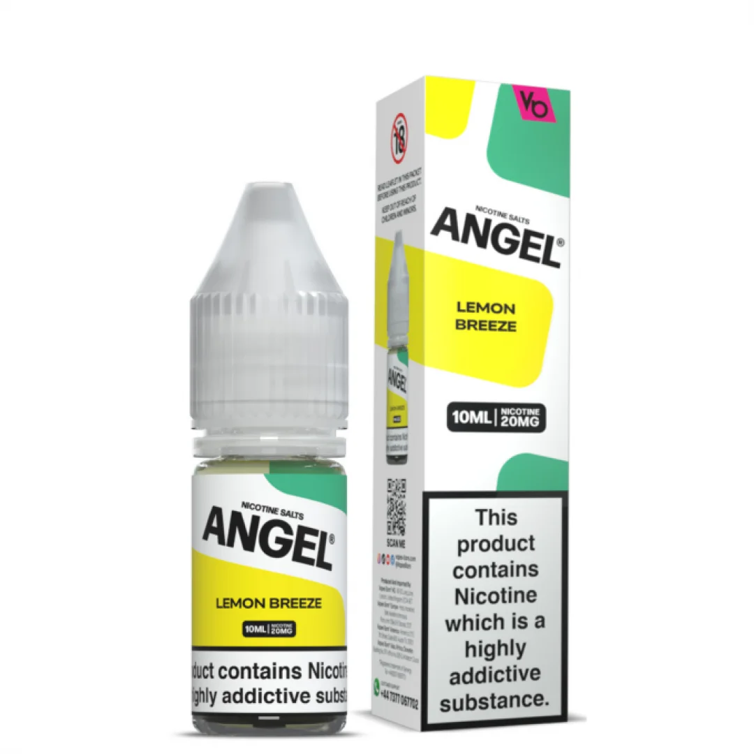 Box of 10 Vapes Bars Angel Nic Salts E-Liquids