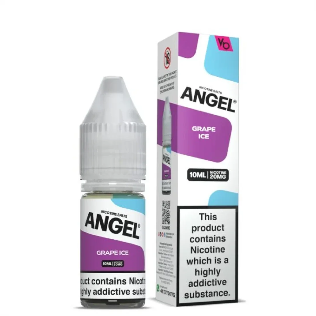 Box of 10 Vapes Bars Angel Nic Salts E-Liquids