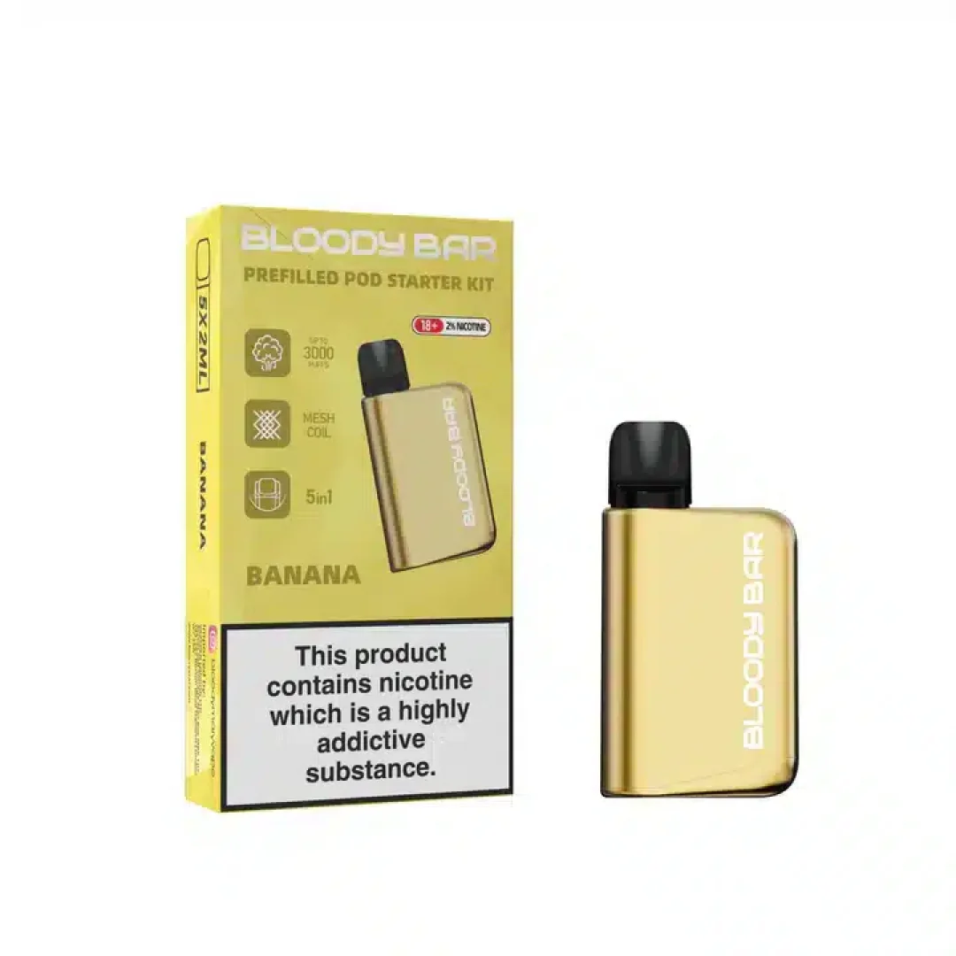 Bloody Mary Bloody Bar 3000 Puffs Prefilled 5-in-1 Starter Kit