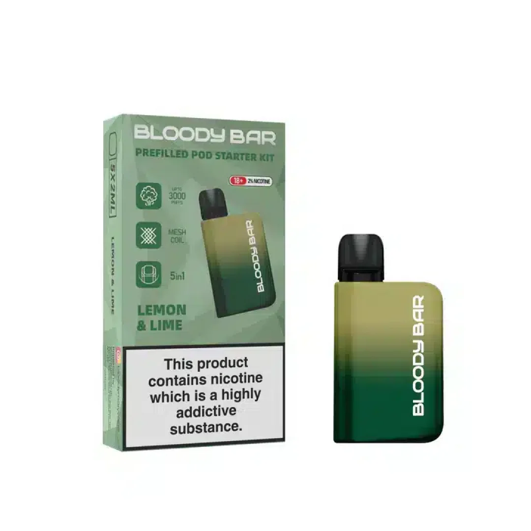 Bloody Mary Bloody Bar 3000 Puffs Prefilled 5-in-1 Starter Kit
