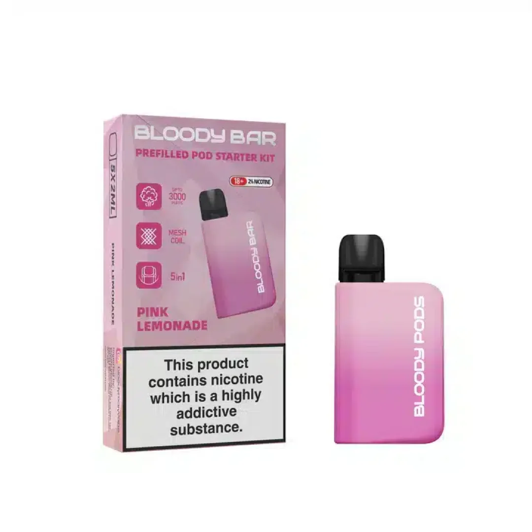 Bloody Mary Bloody Bar 3000 Puffs Prefilled 5-in-1 Starter Kit