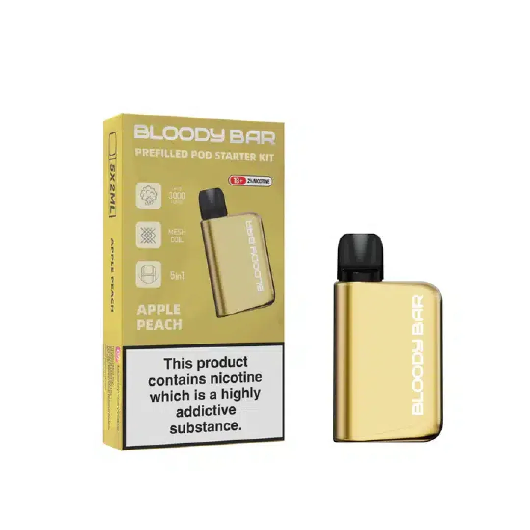 Bloody Mary Bloody Bar 3000 Puffs Prefilled 5-in-1 Starter Kit