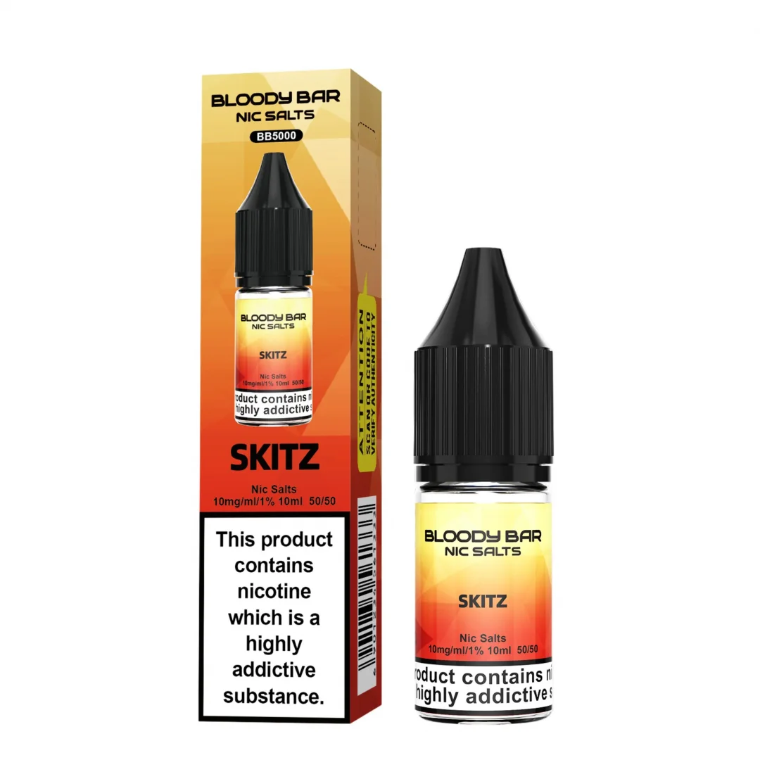 Box of 10 Bloody Bar Nic Salts 10ml