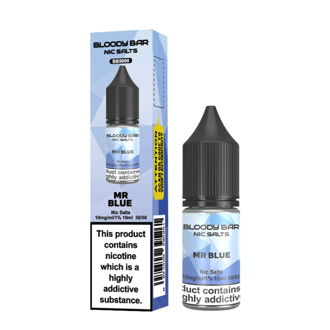 Box of 10 Bloody Bar Nic Salts 10ml