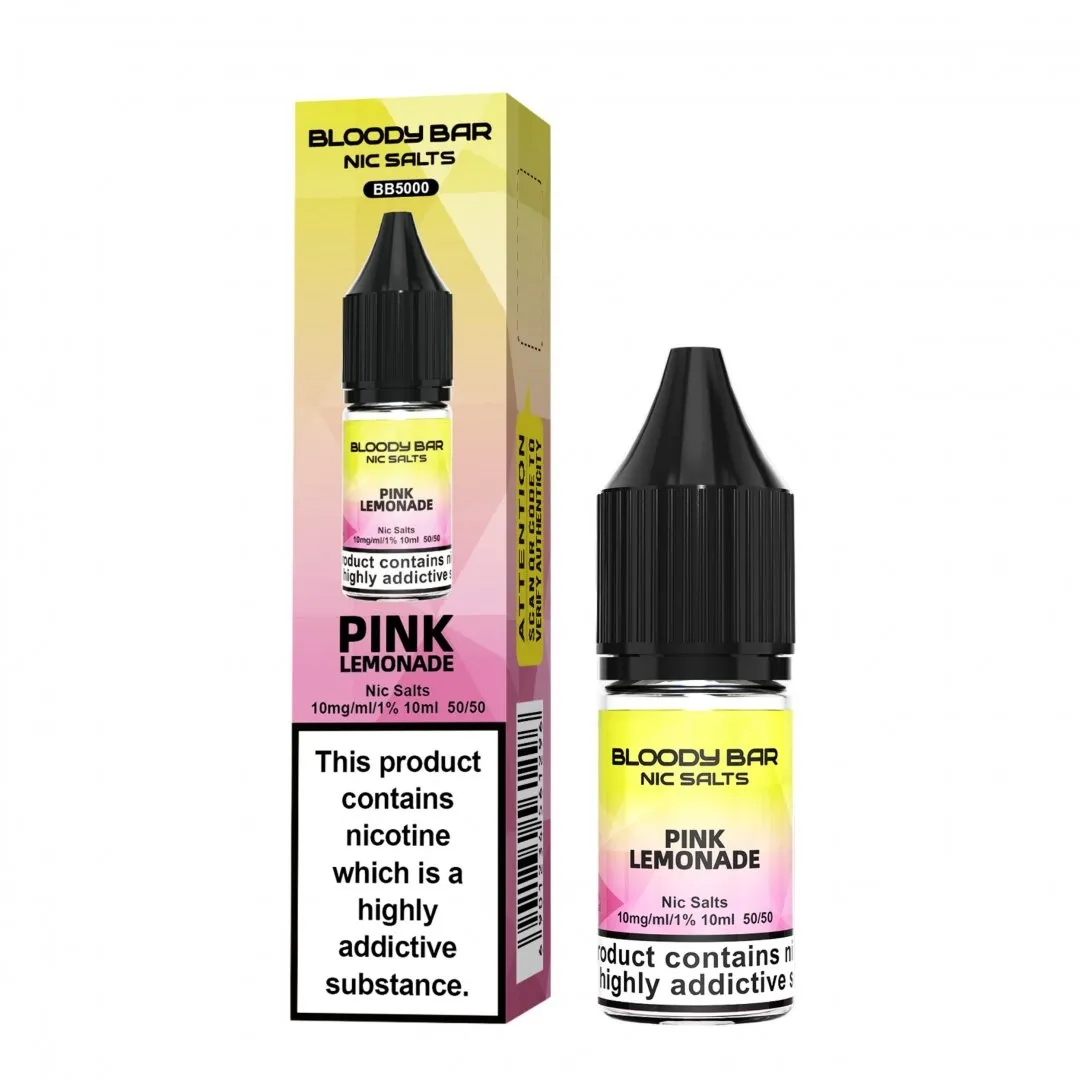 Box of 10 Bloody Bar Nic Salts 10ml