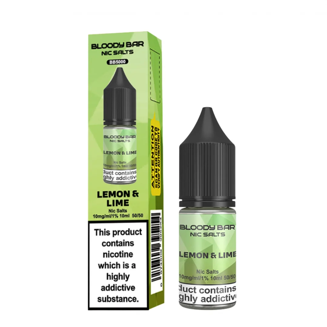 Box of 10 Bloody Bar Nic Salts 10ml
