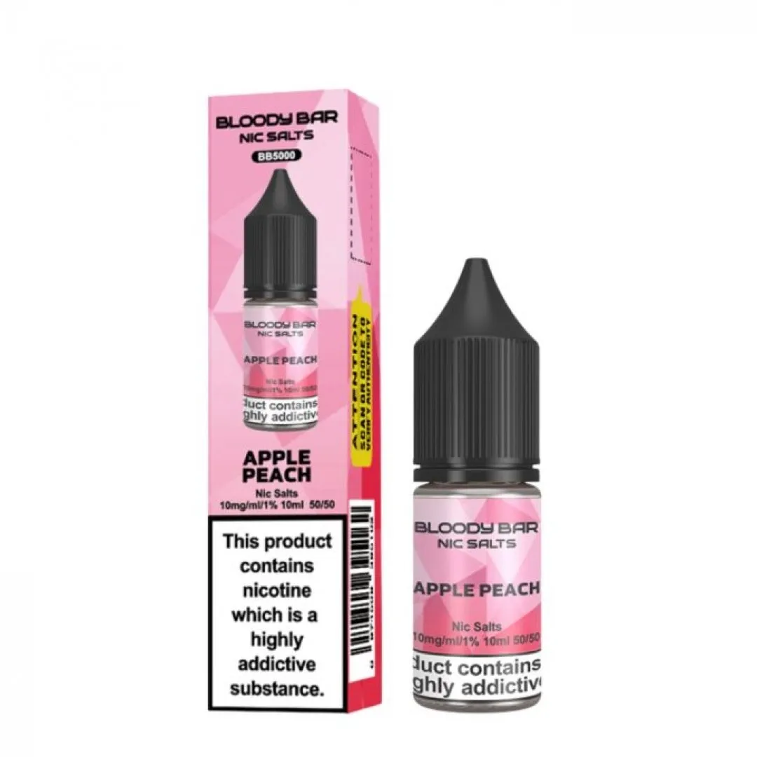 Box of 10 Bloody Bar Nic Salts 10ml