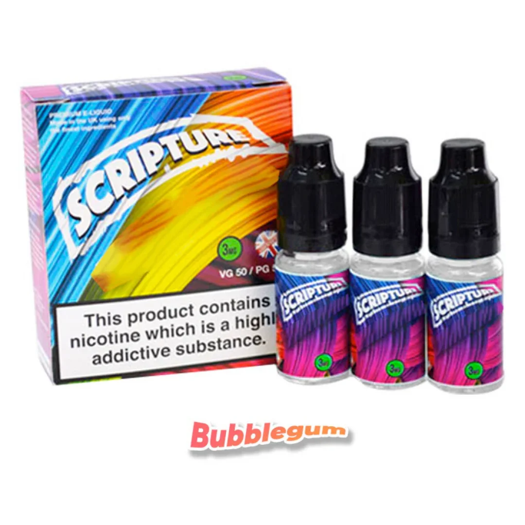 Bubblegum 10ml E-liquid by Scripture