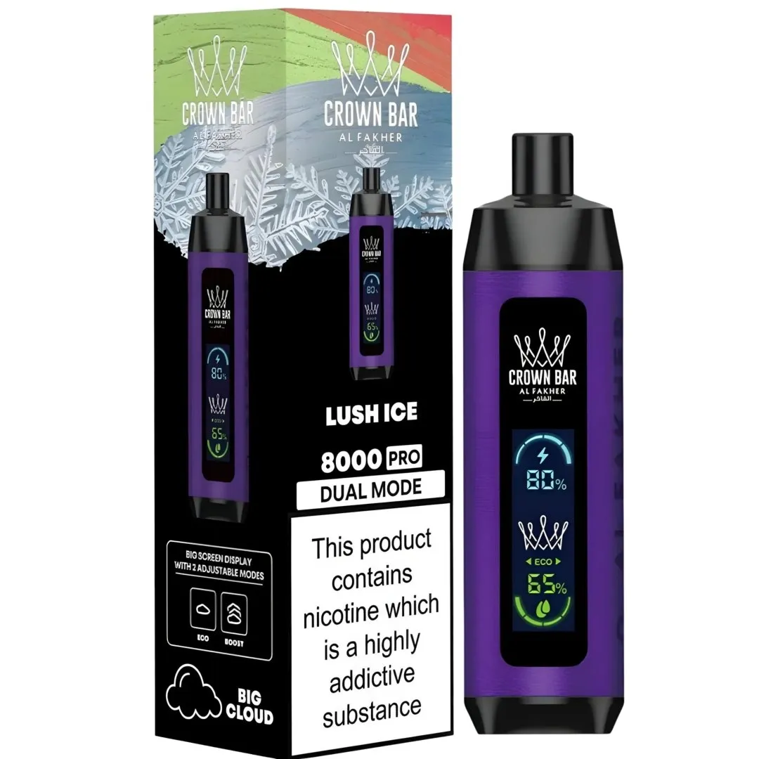 Al Fakher Crown Bar 8000 Pro Prefilled Vape Kit