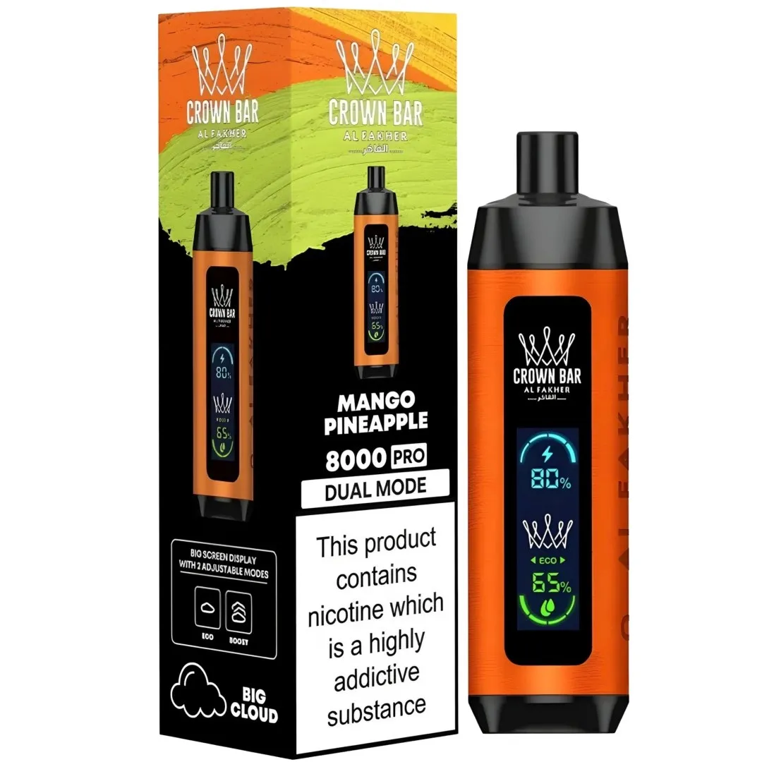 Al Fakher Crown Bar 8000 Pro Prefilled Vape Kit