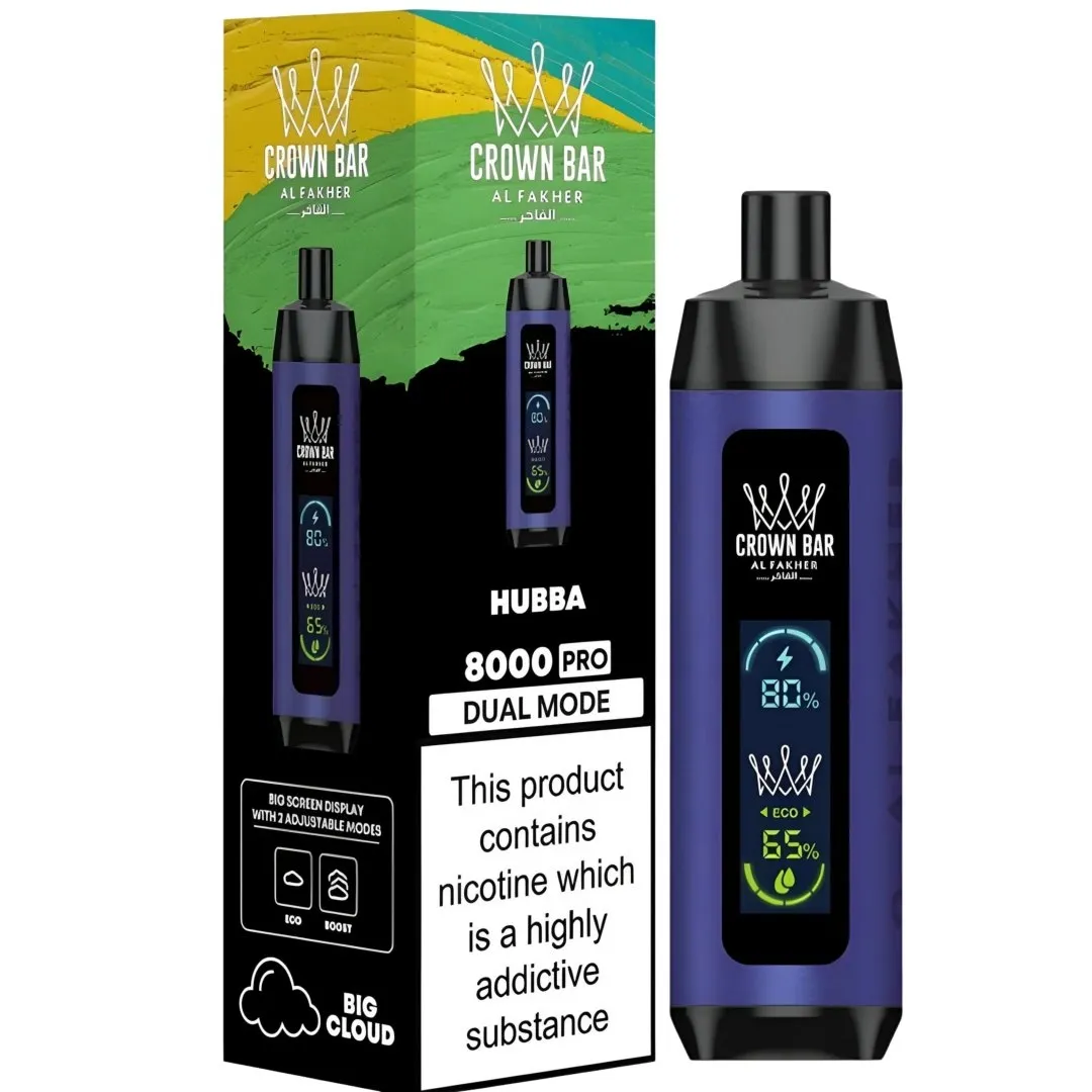 Al Fakher Crown Bar 8000 Pro Prefilled Vape Kit