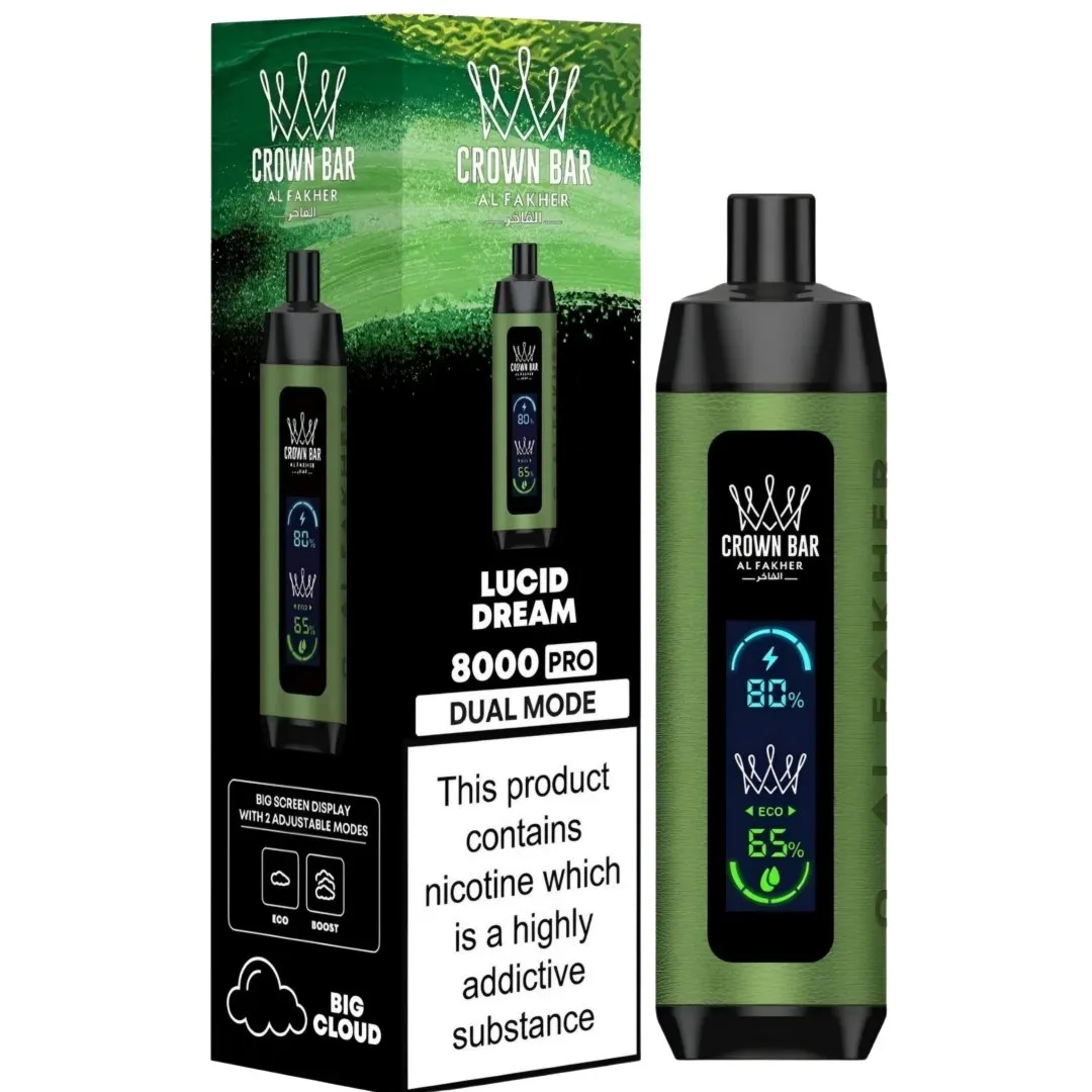 Al Fakher Crown Bar 8000 Pro Prefilled Vape Kit