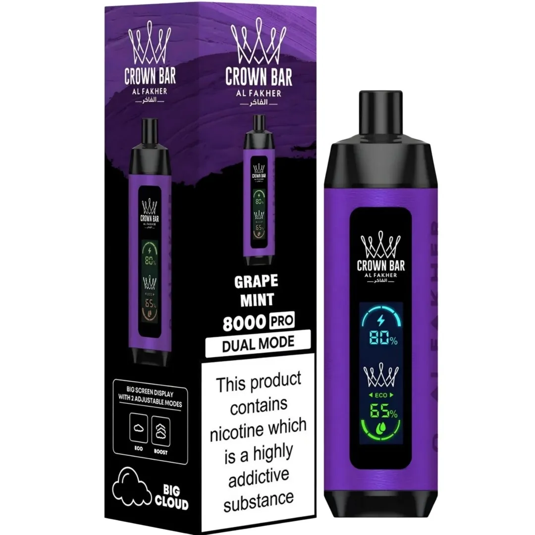 Al Fakher Crown Bar 8000 Pro Prefilled Vape Kit