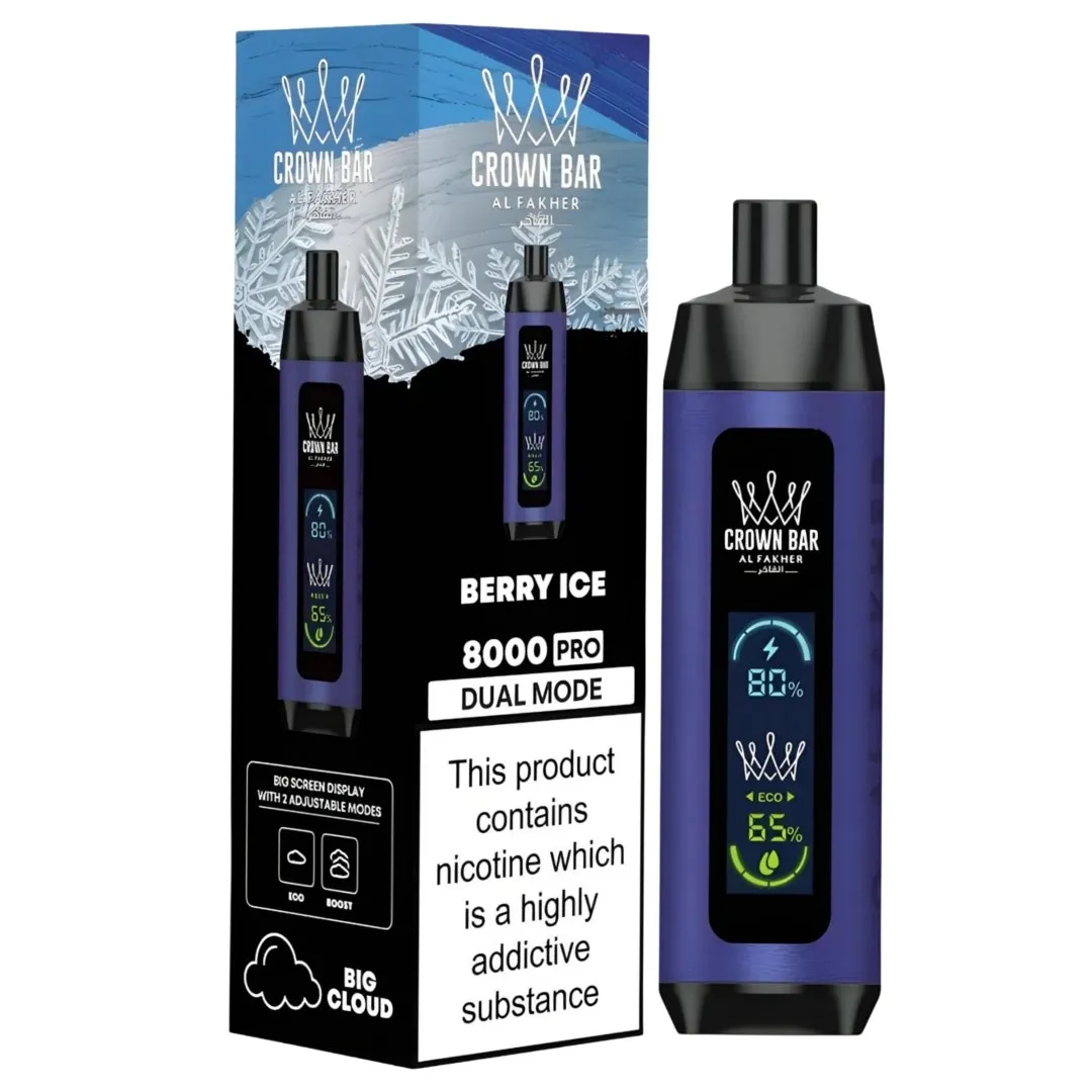 Al Fakher Crown Bar 8000 Pro Prefilled Vape Kit