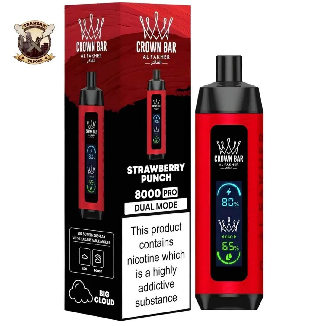 Al Fakher Crown Bar 8000 Pro Prefilled Vape Kit