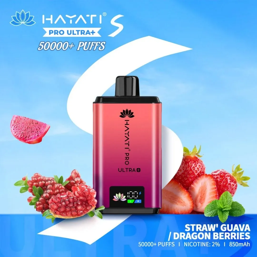 Pre Order: Hayati Pro Ultra Plus S 50000 Puffs Prefilled Kit