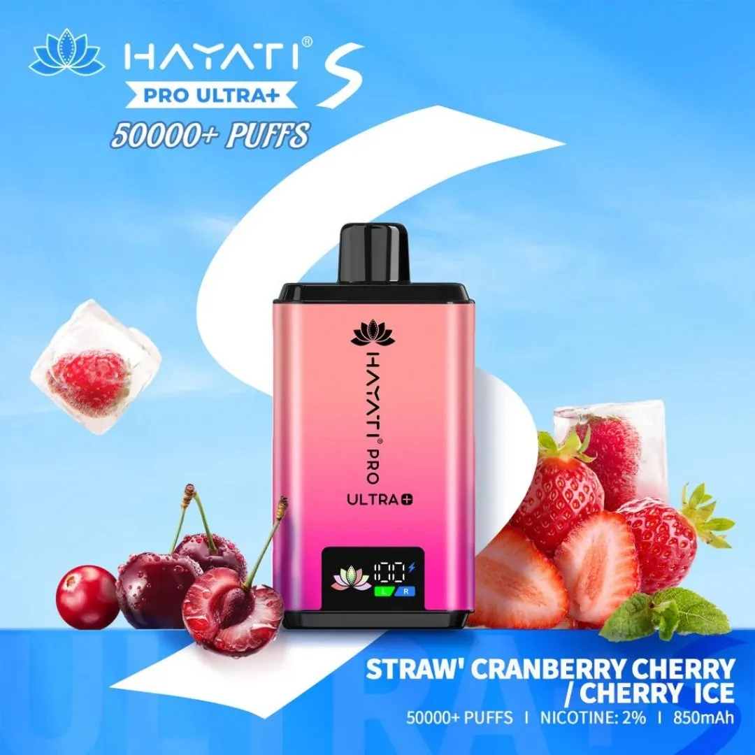 Pre Order: Hayati Pro Ultra Plus S 50000 Puffs Prefilled Kit