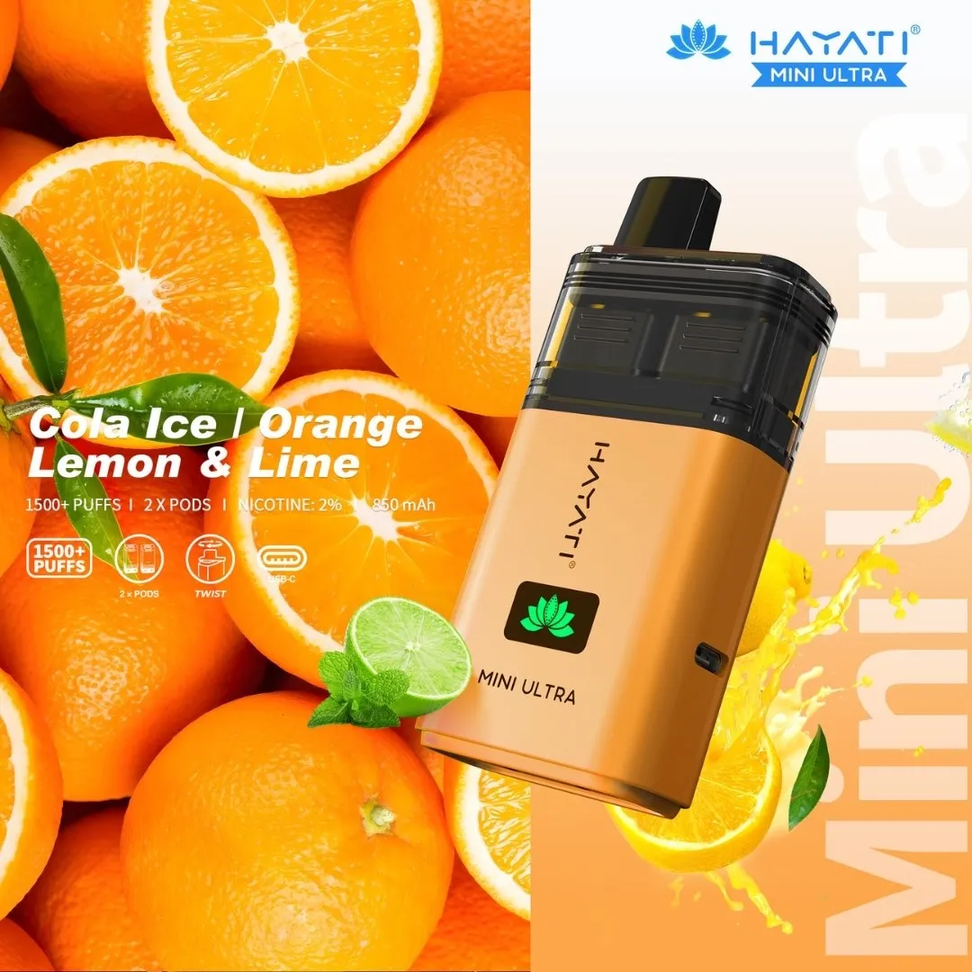 Hayati Mini Ultra 1500 Puffs Prefilled Vape kit