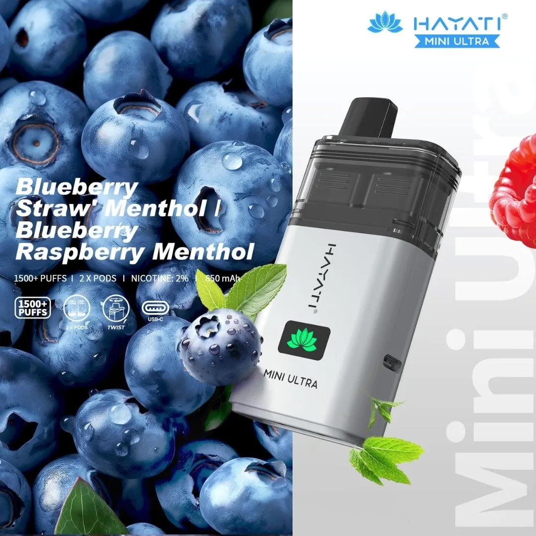 Hayati Mini Ultra 1500 Puffs Prefilled Vape kit