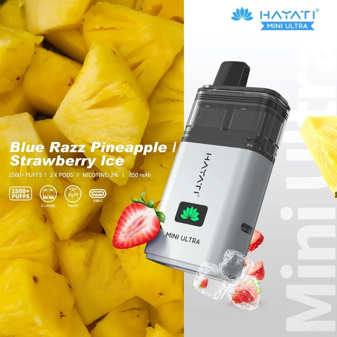 Hayati Mini Ultra 1500 Puffs Prefilled Vape kit