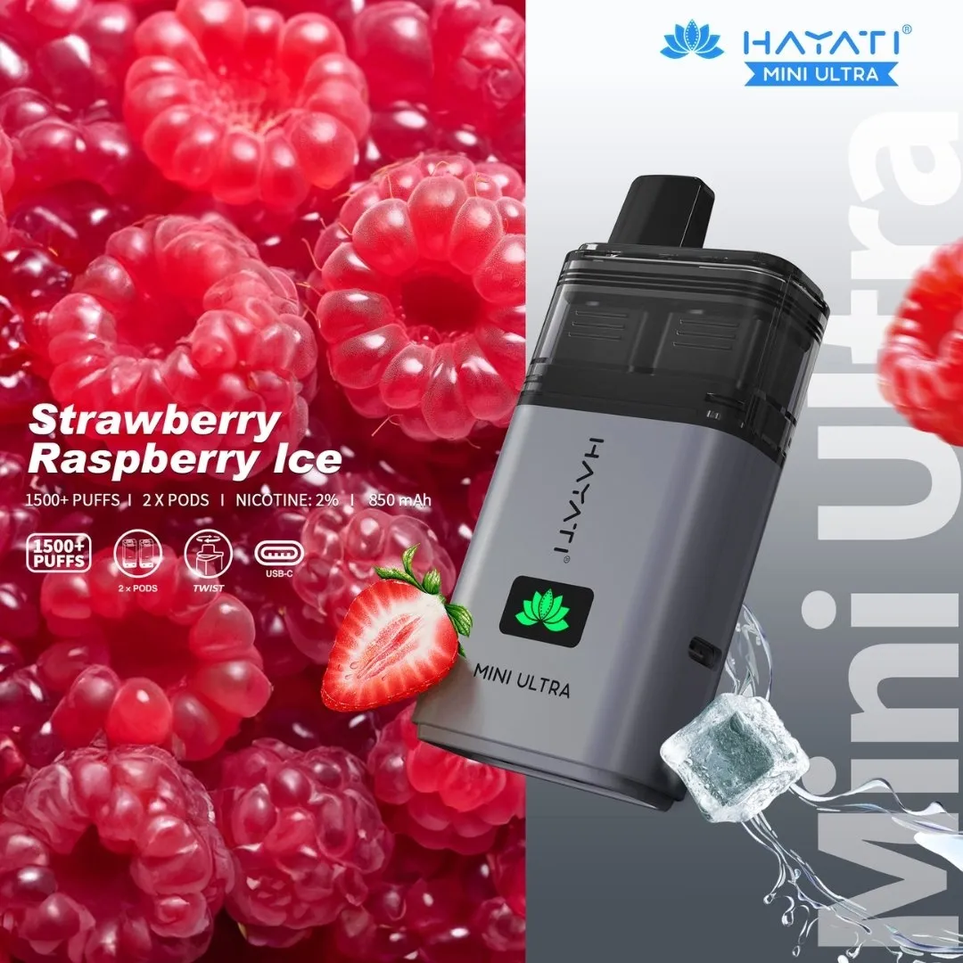 Hayati Mini Ultra 1500 Puffs Prefilled Vape kit