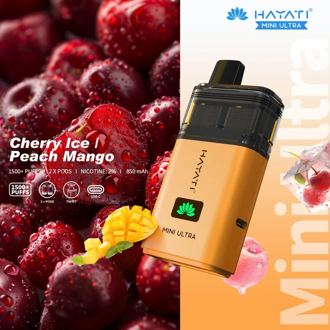 Hayati Mini Ultra 1500 Puffs Prefilled Vape kit
