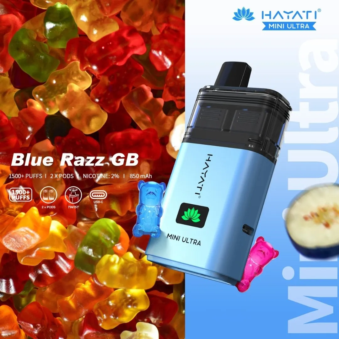Hayati Mini Ultra 1500 Puffs Prefilled Vape kit