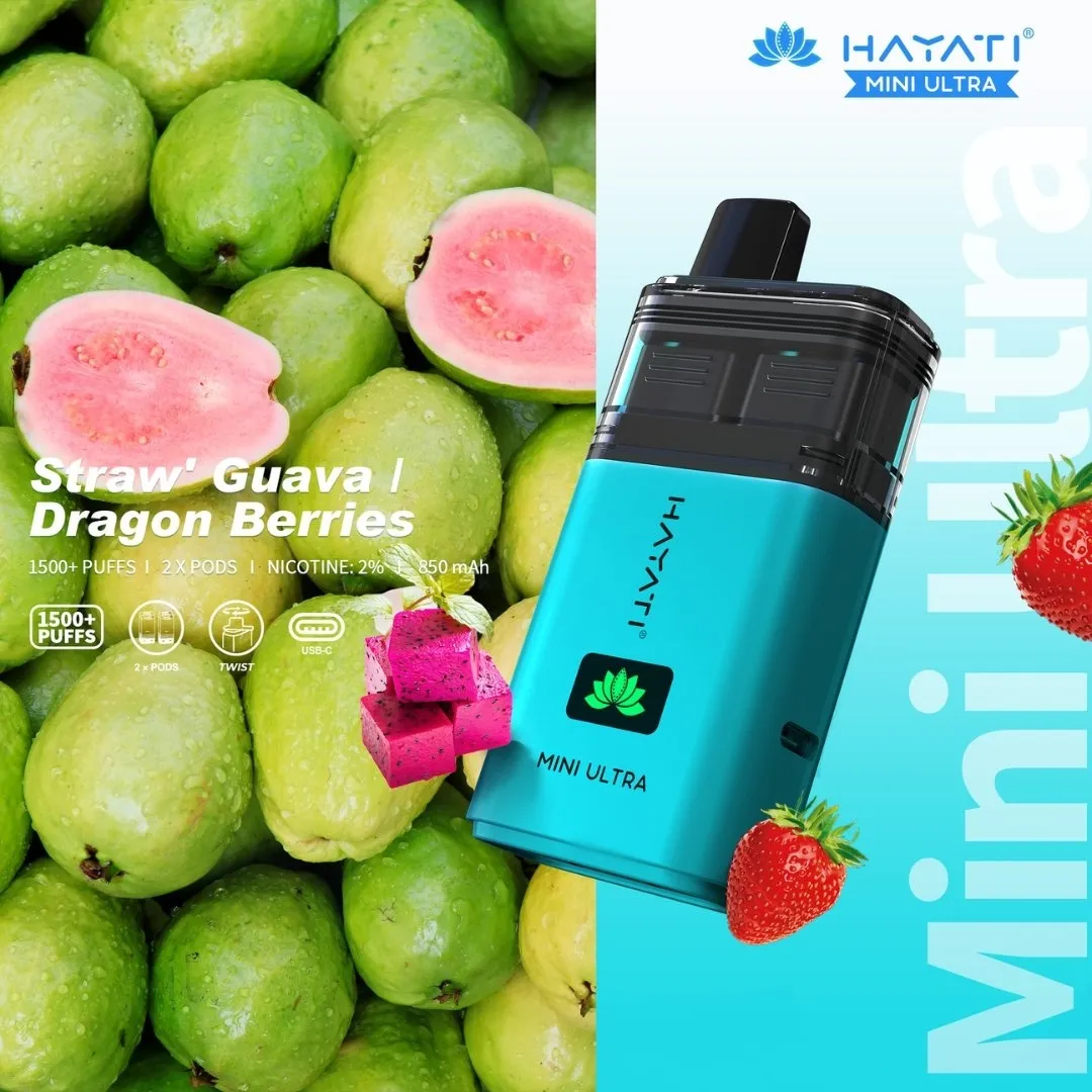 Hayati Mini Ultra 1500 Puffs Prefilled Vape kit