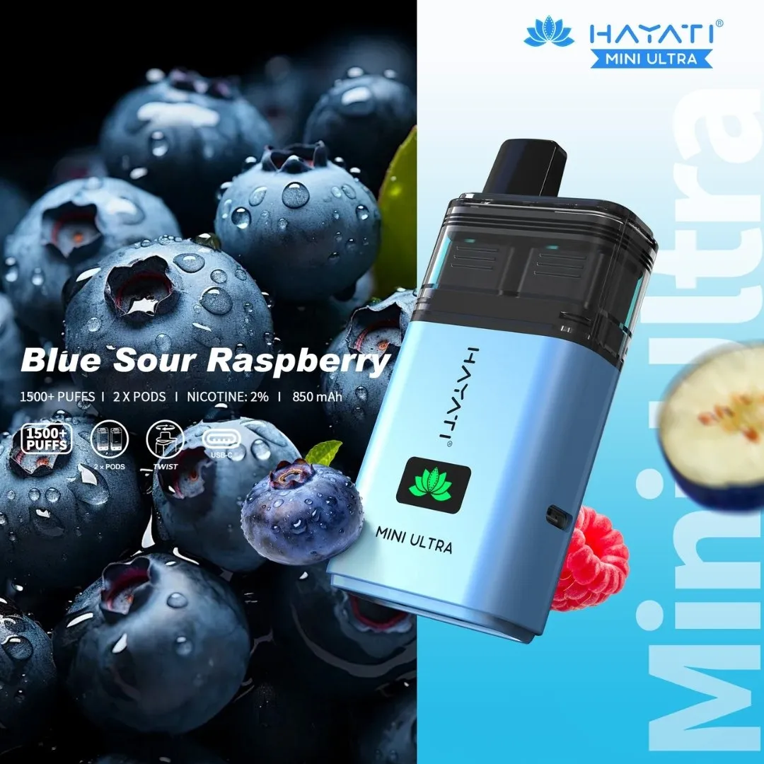Hayati Mini Ultra 1500 Puffs Prefilled Vape kit
